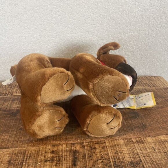 BABW Build A Bear 15" Boxer Bulldog Dog Kennel Pals Plush Mom Magnet Nose - Picture 6 of 12